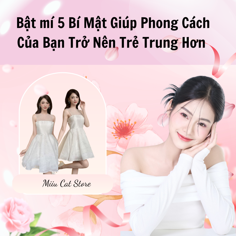 Bật mí 5 Bí Mật Giúp Phong Cách Của Bạn Trở Nên Trẻ Trung Hơn