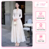 Váy Dự Tiệc Ren Hoa Cổ V