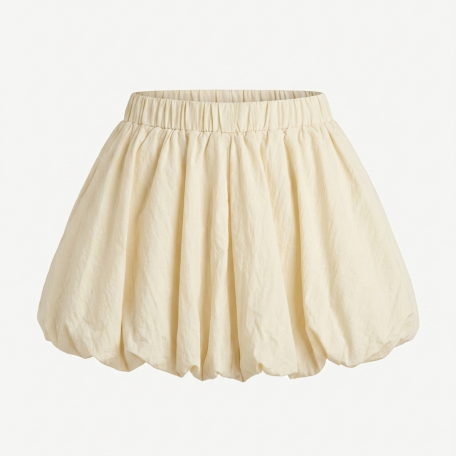 Set Áo BabyDoll Gió Nhăn Phối Chân Váy Bí Bồng
